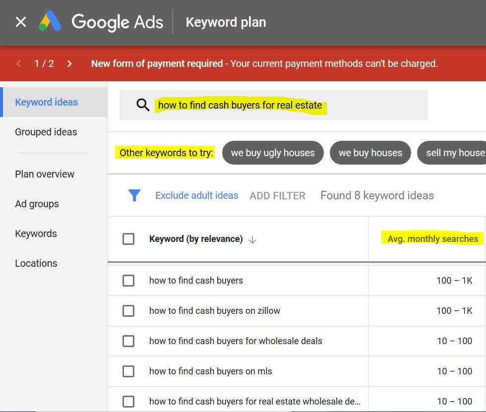 Google Keyword Tool Planner How To SEO YouTube Videos